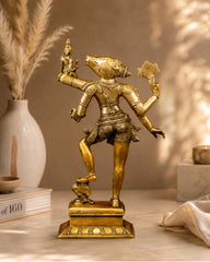 Brass Lakshmi Varahar Idol