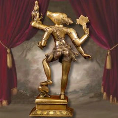Brass Lakshmi Varahar Idol