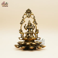 Handcrafted Brass Laxmi Diya
