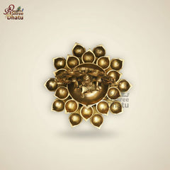 Handcrafted Brass Laxmi Diya