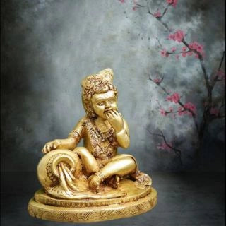 Brass Little Krishna