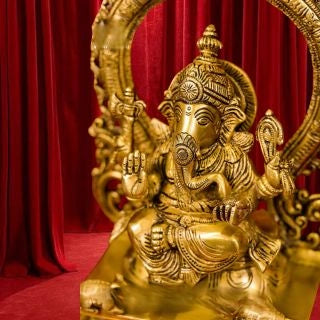 Brass Lord Ganesha Idol