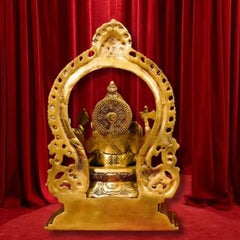 Brass Lord Ganesha Idol