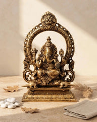 Brass Lord Ganesha Idol