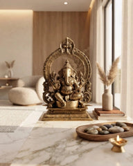 Brass Lord Ganesha Idol