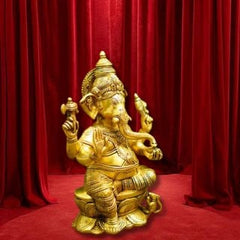Brass Lord Ganesha Idol