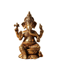 Brass Lord Ganesha Idol