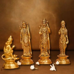 Brass Lord Ram Darbar Idol