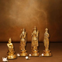 Brass Lord Ram Darbar Idol