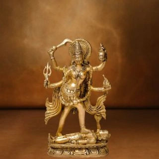 BRASS MAA KALI STATUE