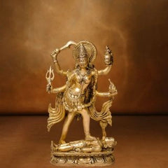 BRASS MAA KALI STATUE