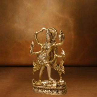 BRASS MAA KALI STATUE