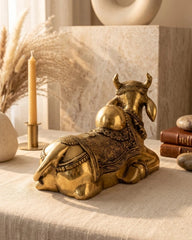 Buy Brass Nandi Carved