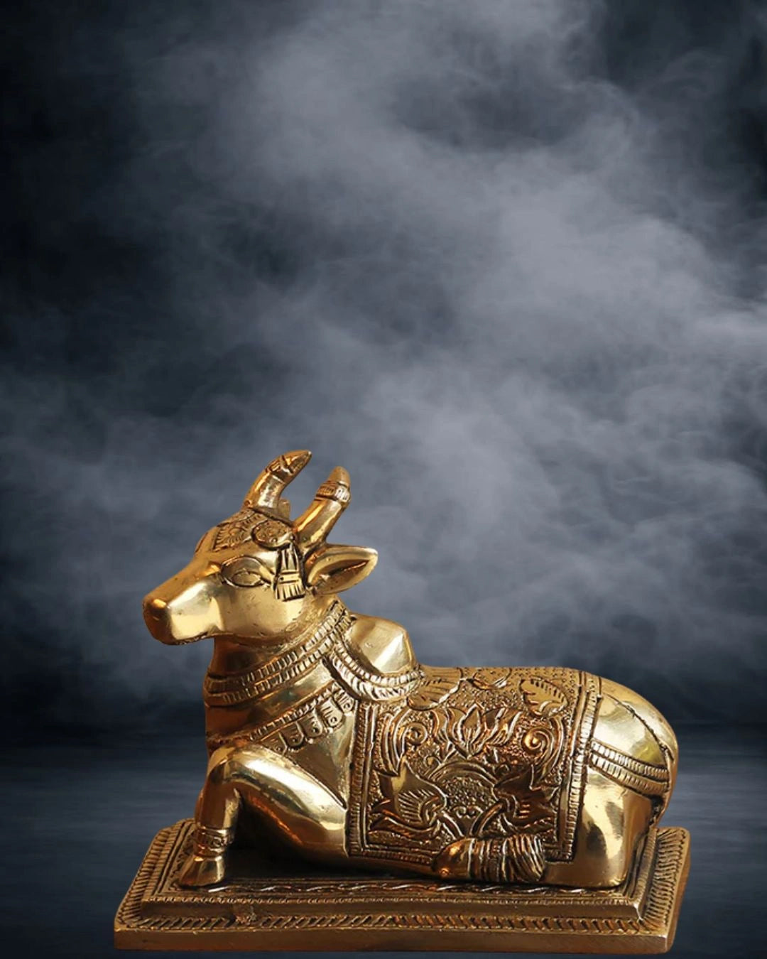 Buy Brass Nandi With Base