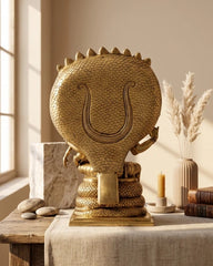 Brass Narsimha Laxmi Sculpture