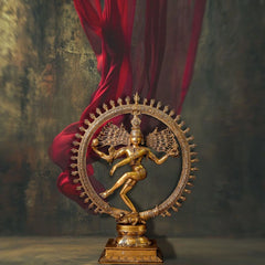Brass Nataraja Dancing Shiva Statue (Large)