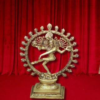 Brass Nataraja Idol