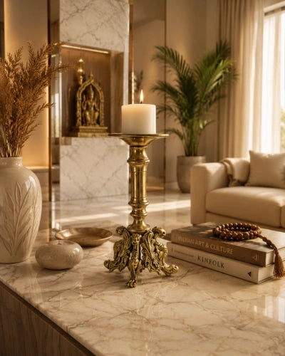 Buy Brass Offering/Candle Stand Yali