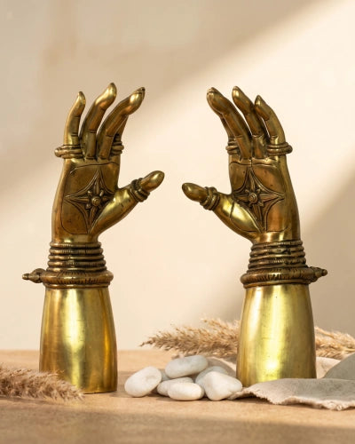 Buy Brass Pair Of Lady Hands