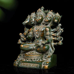 Brass Handcrafted Panchamukhi Hanuman Statue