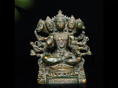 Brass Handcrafted Panchmukhi Hanuman Statue
