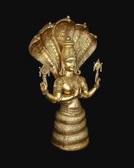 Brass Patanjali with Sheshnag