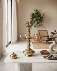 Buy Peacock Lamp (Annam Lamp) in Brass