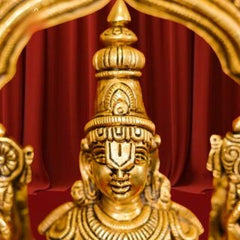 Brass Perumal On Tortoisse