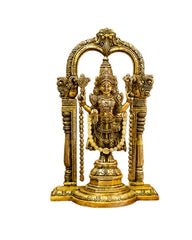 Brass Perumal With Thiruvachi