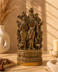 Brass Radha Krishna Superfine Large Statue