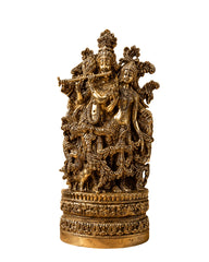 Brass Radha Krishna Superfine Large Statue