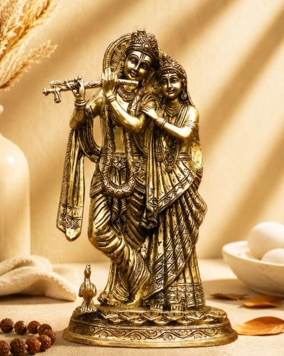 Brass Radha krishna Statue & Idol