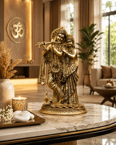 Brass Radha krishna Statue & Idol