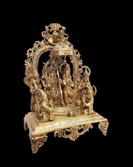 Buy Brass Ram Darbar with Arch in Brass Finish