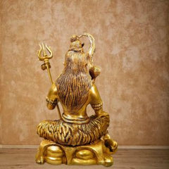 Brass  Hindu God Shiva