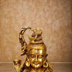 Brass  Hindu God Shiva
