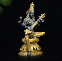 Brass Saraswati antique Statue