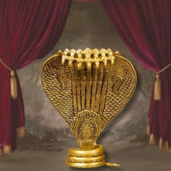 Brass Shiva Lingam With Nagam Idol