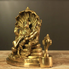 Brass Laxmi Narayan Sheshnaag