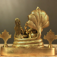Brass Laxmi Narayan Sheshnaag