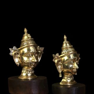 Brass-Shiva-and-Gauri-Mukhlingam-on-Wooden-Stand-2