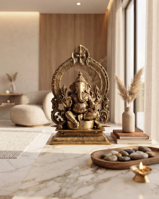 Brass Lord Ganesha Idol