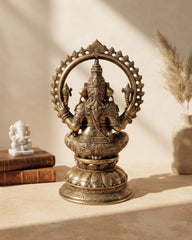 Brass Sitting Ganesh Idol