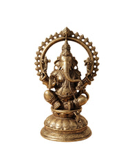 Brass Sitting Ganesh Idol