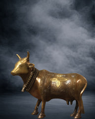 Buy Brass Nandi Standing Cow