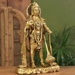 Brass Standing Hanuman