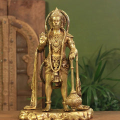 Brass Standing Hanuman