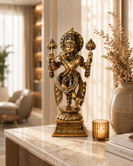 Brass Superfine Krishna with Flute Large Statue