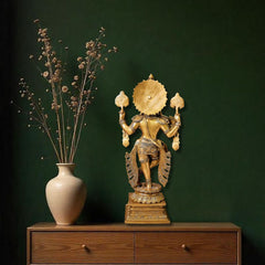 Brass Superfine Krishna with Flute Large Statue