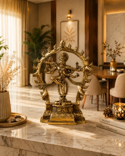 Buy Brass Supreme Quality Shiva in Gajasurasamhara Form